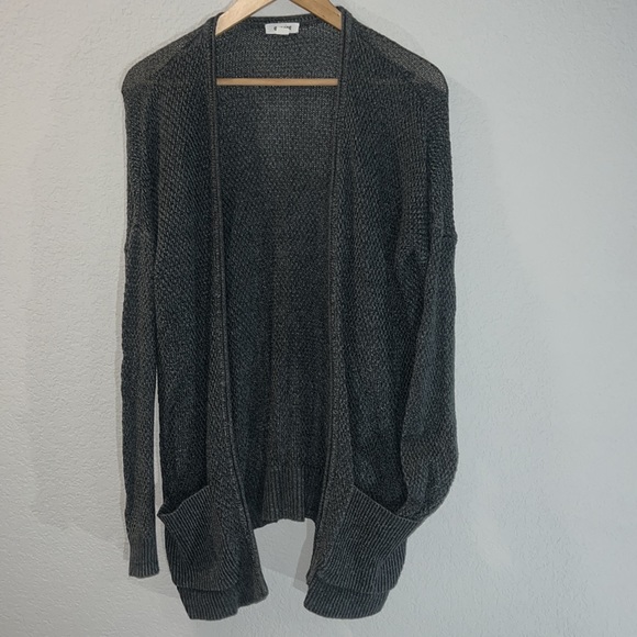 Garage Sweaters - Garage Open Front Cardigan with Pockets